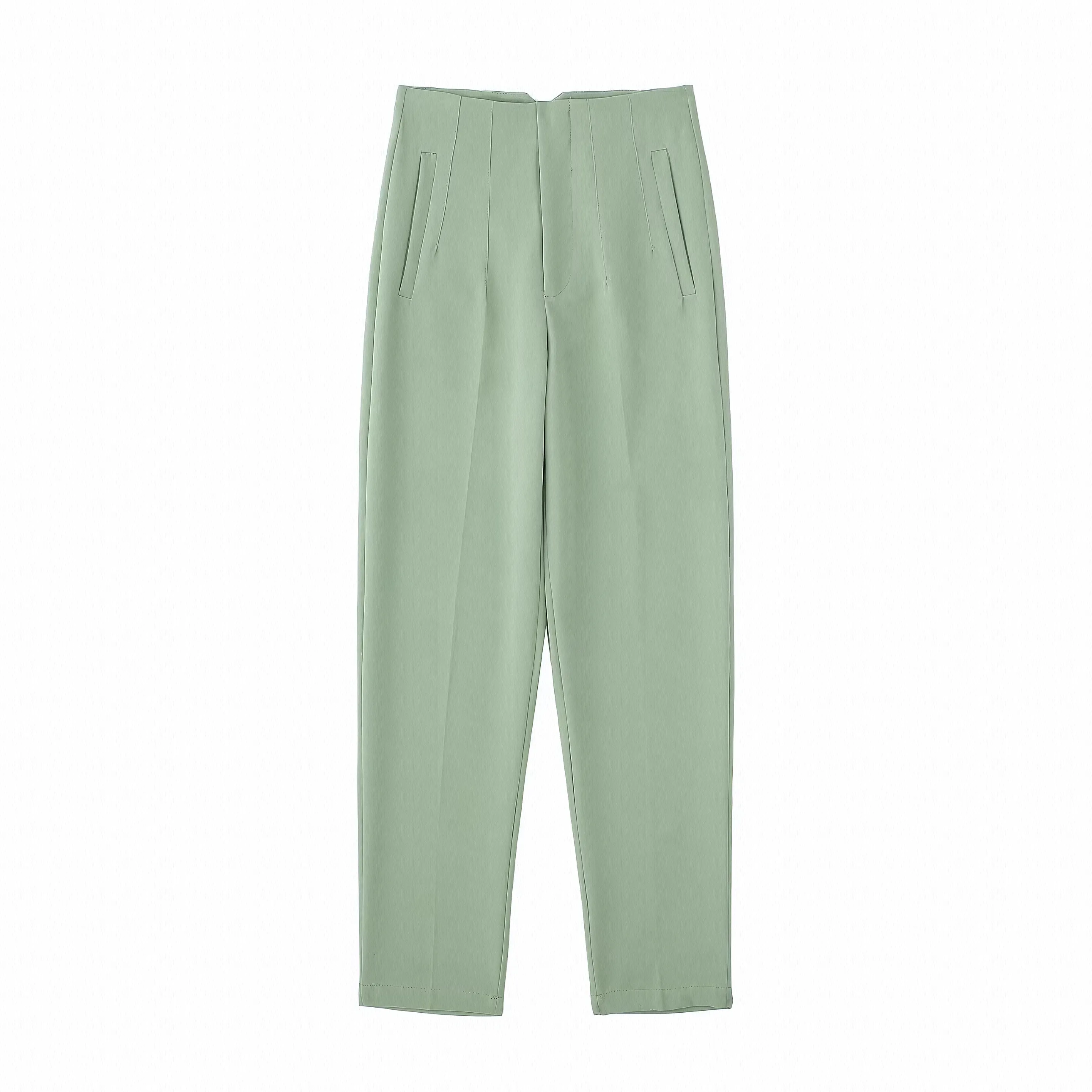 2 PCS Anti Wrinkle Sustainable Official Green Suit Trousers