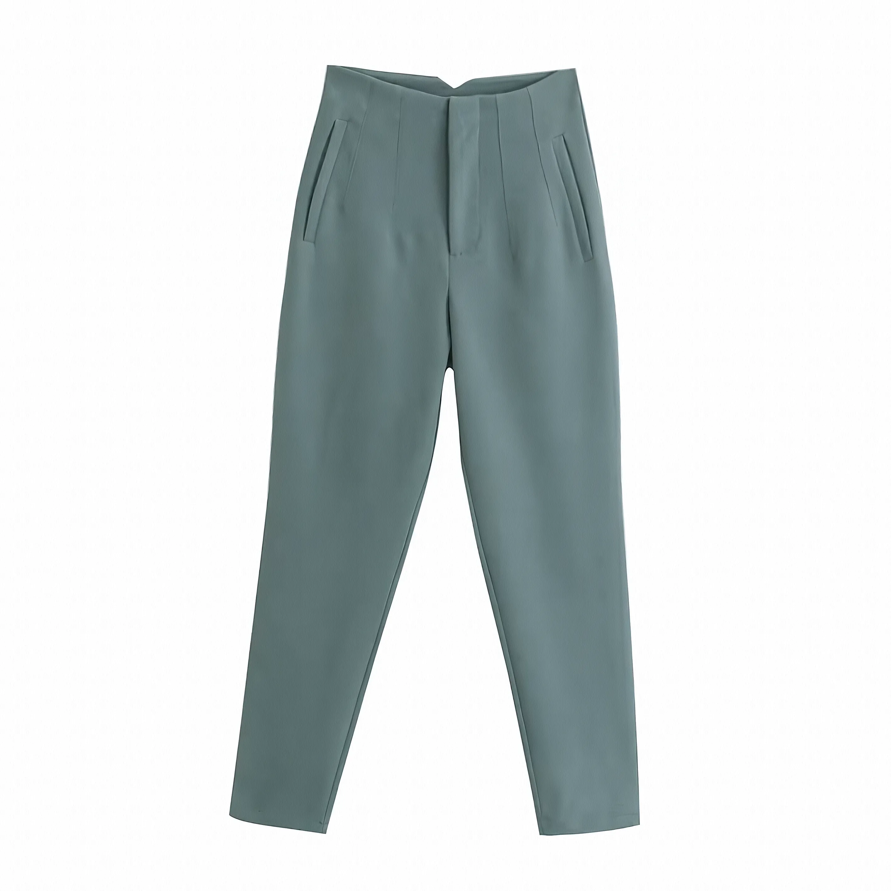 2 PCS Anti Wrinkle Sustainable Official Green Suit Trousers