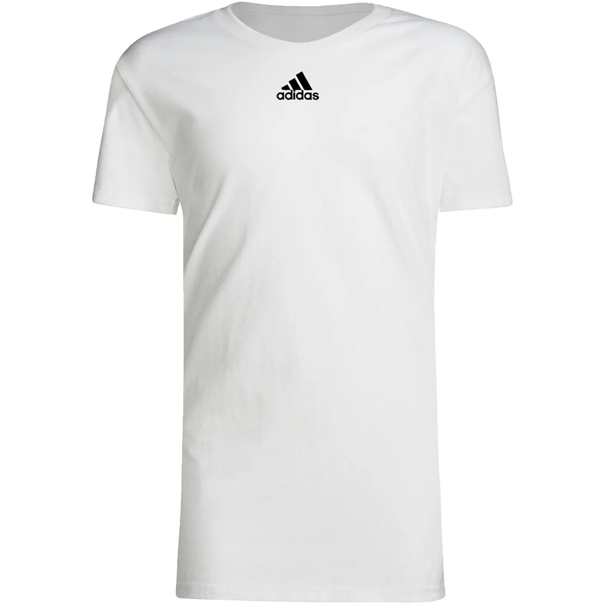 adidas Boys Short Sleeve Fresh Tee Blank/Logo