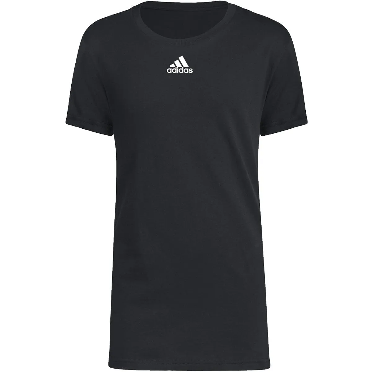 adidas Boys Short Sleeve Fresh Tee Blank/Logo