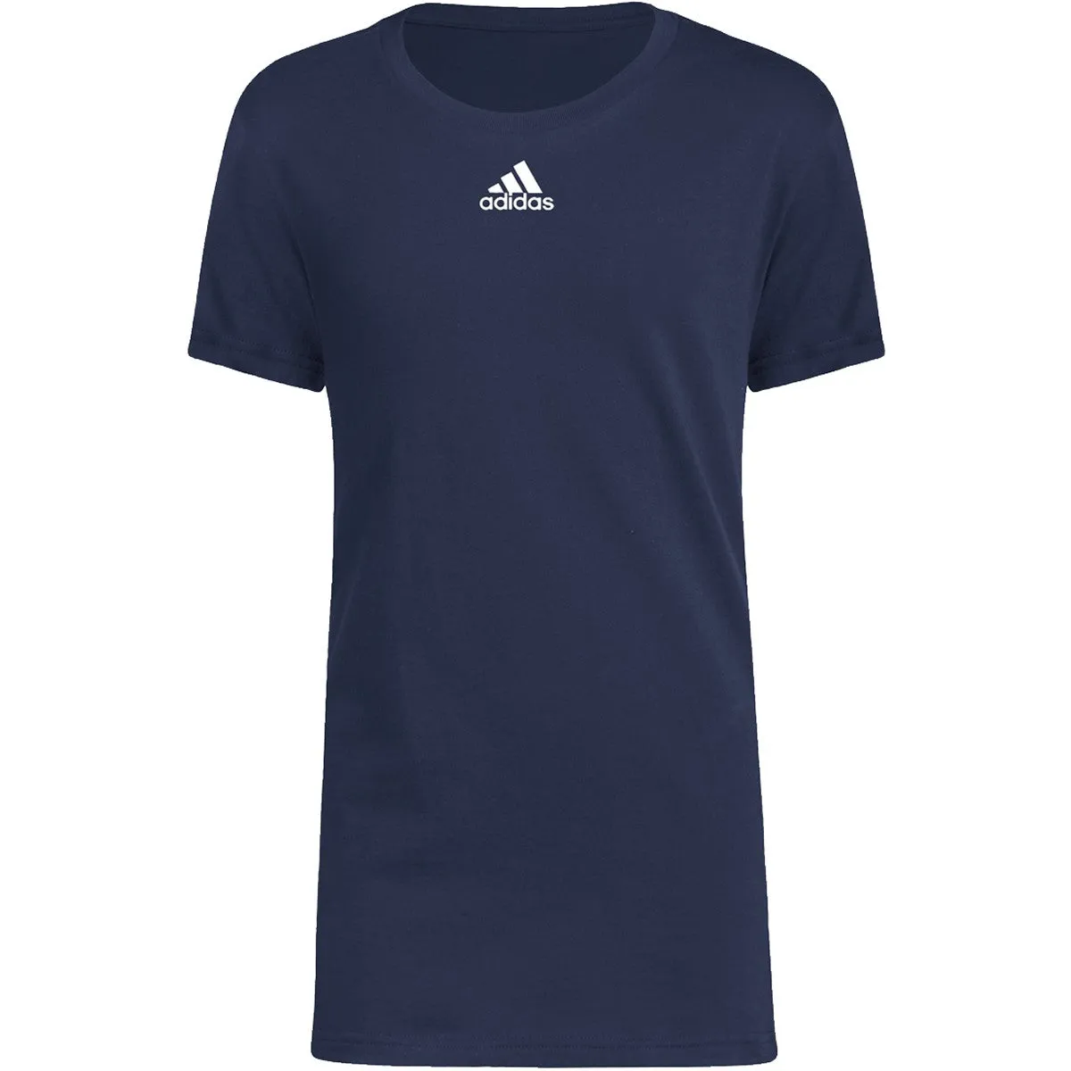 adidas Boys Short Sleeve Fresh Tee Blank/Logo