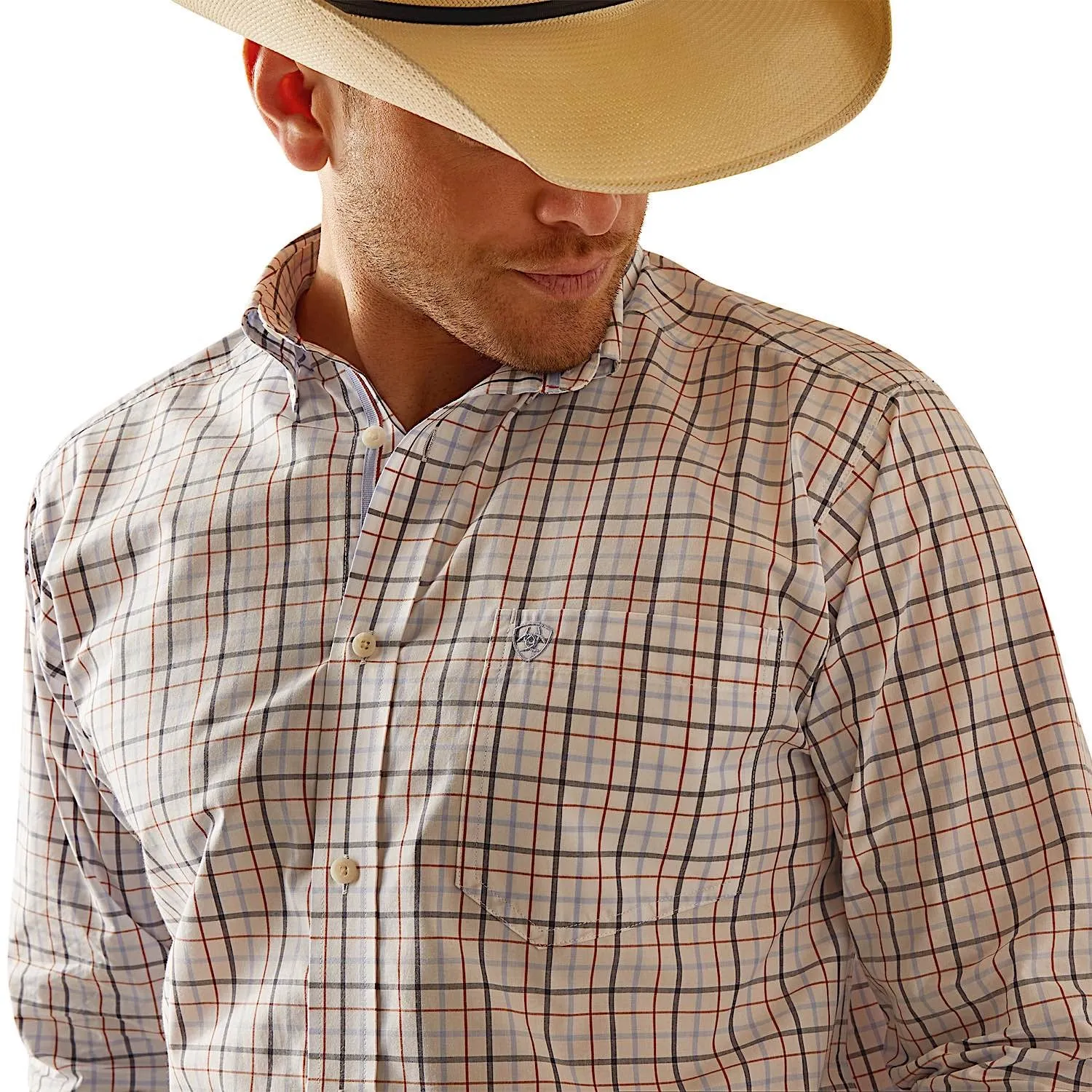 Ariat Men's Pro Series Dan Classic Fit Shirt - White