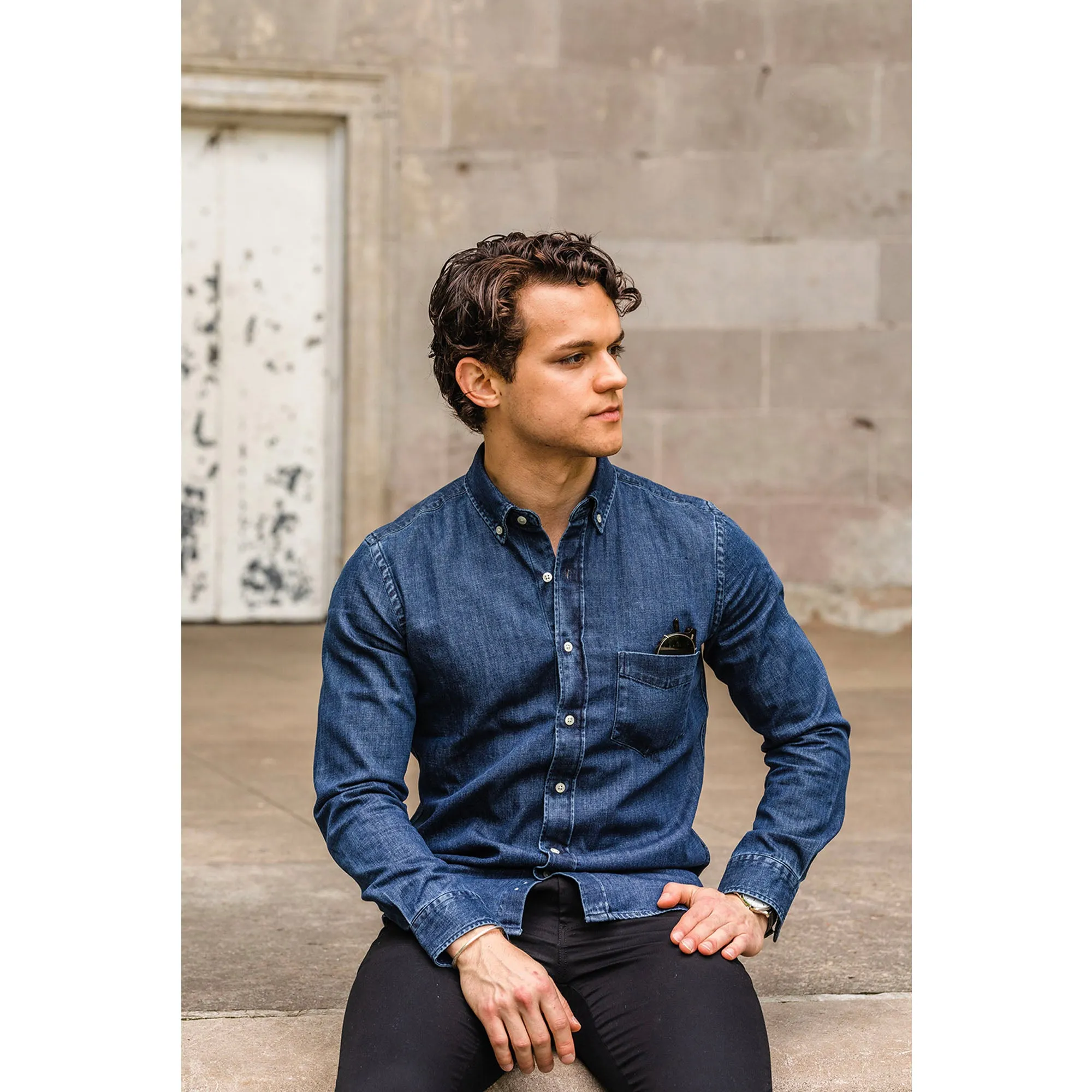 Denim Shirts Standard Fit - Dark Wash