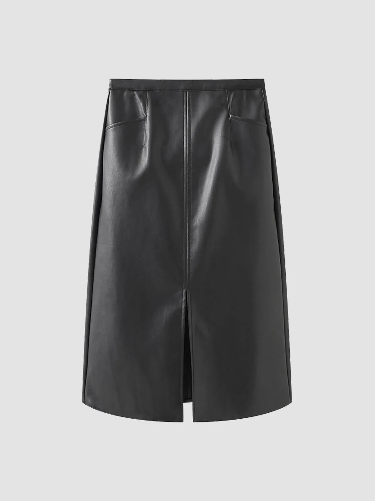 Eternity Nightshade Graceful PU Leather Skirt