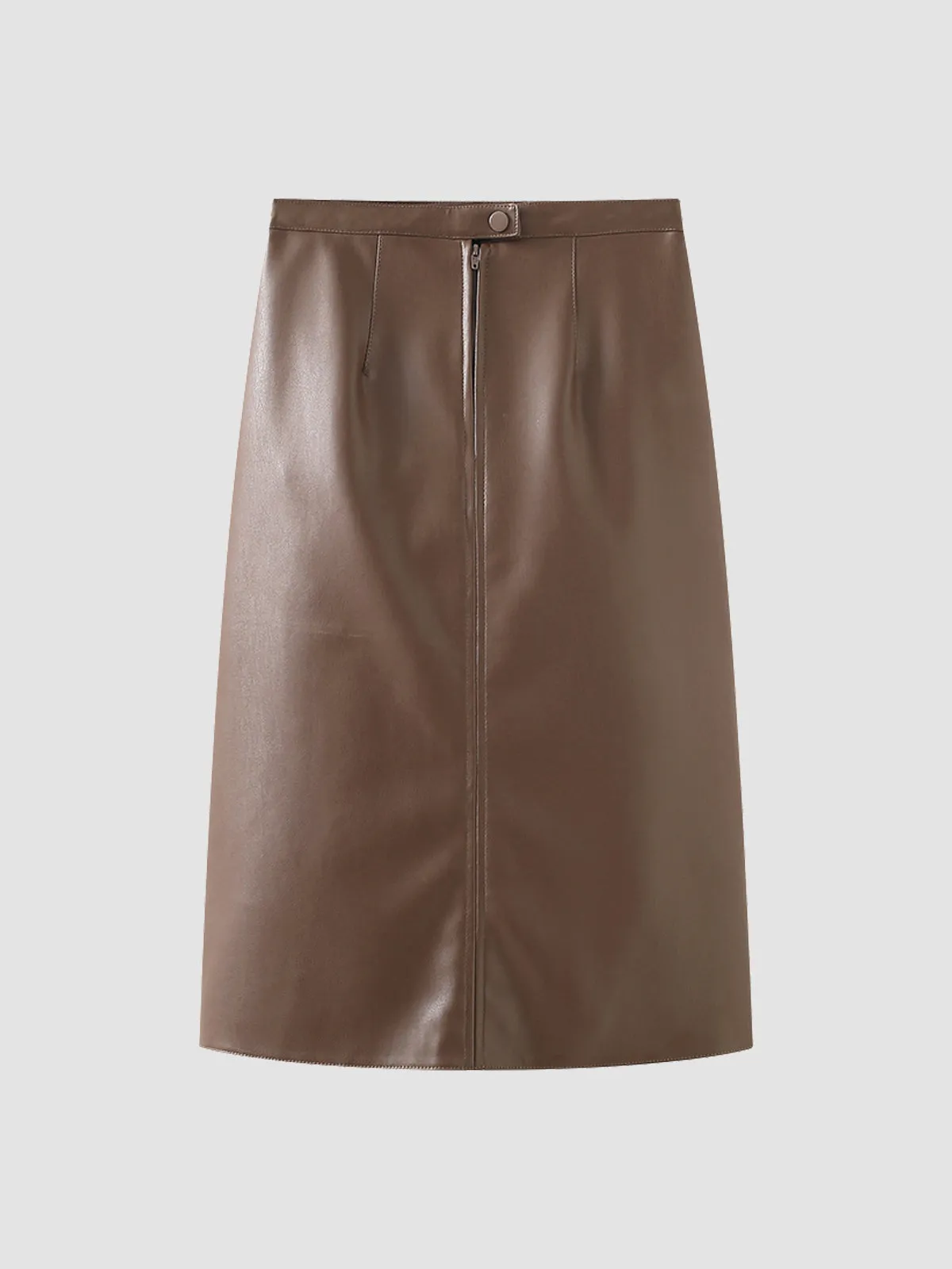 Eternity Nightshade Graceful PU Leather Skirt