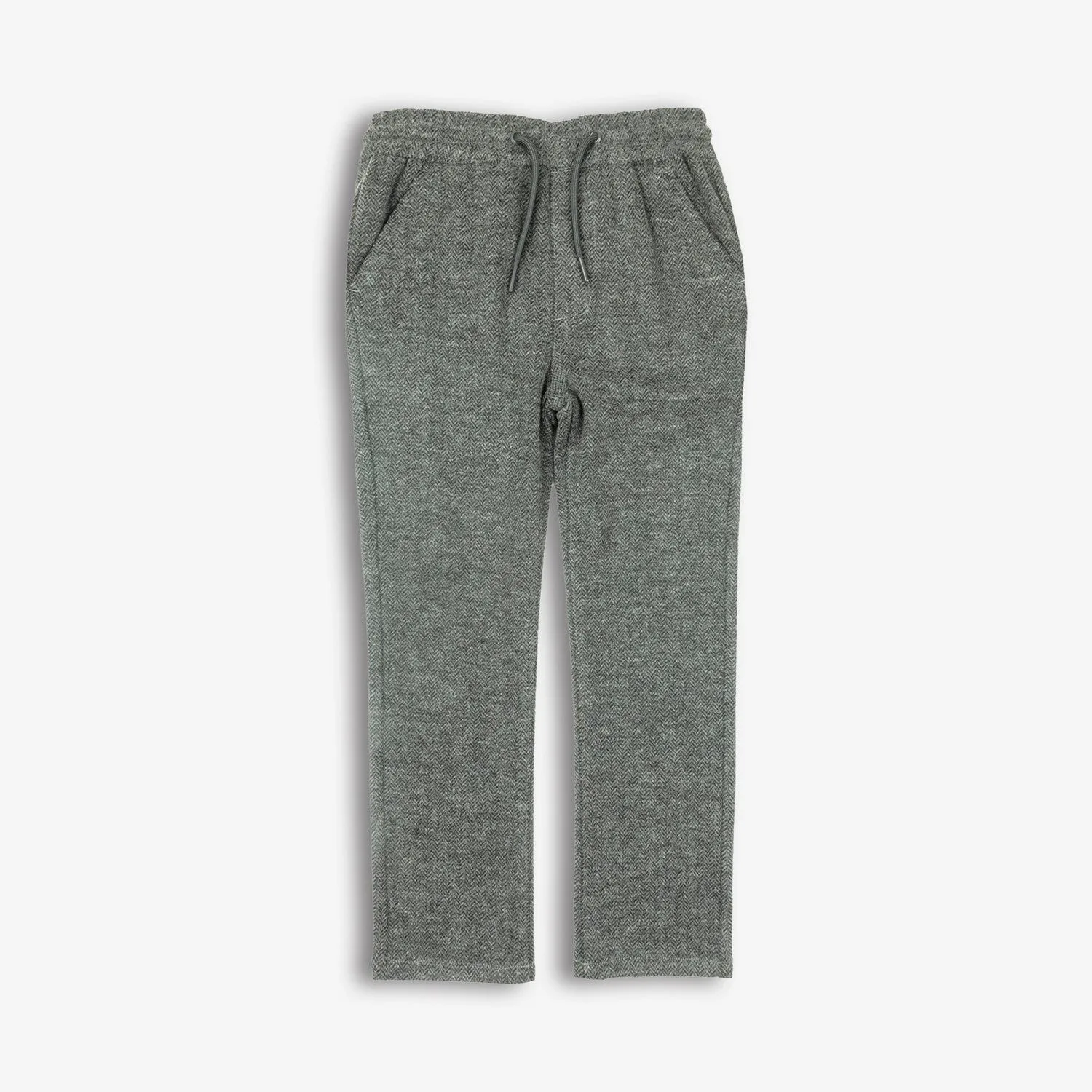 Everyday Stretch Pants | Charcoal Herringbone