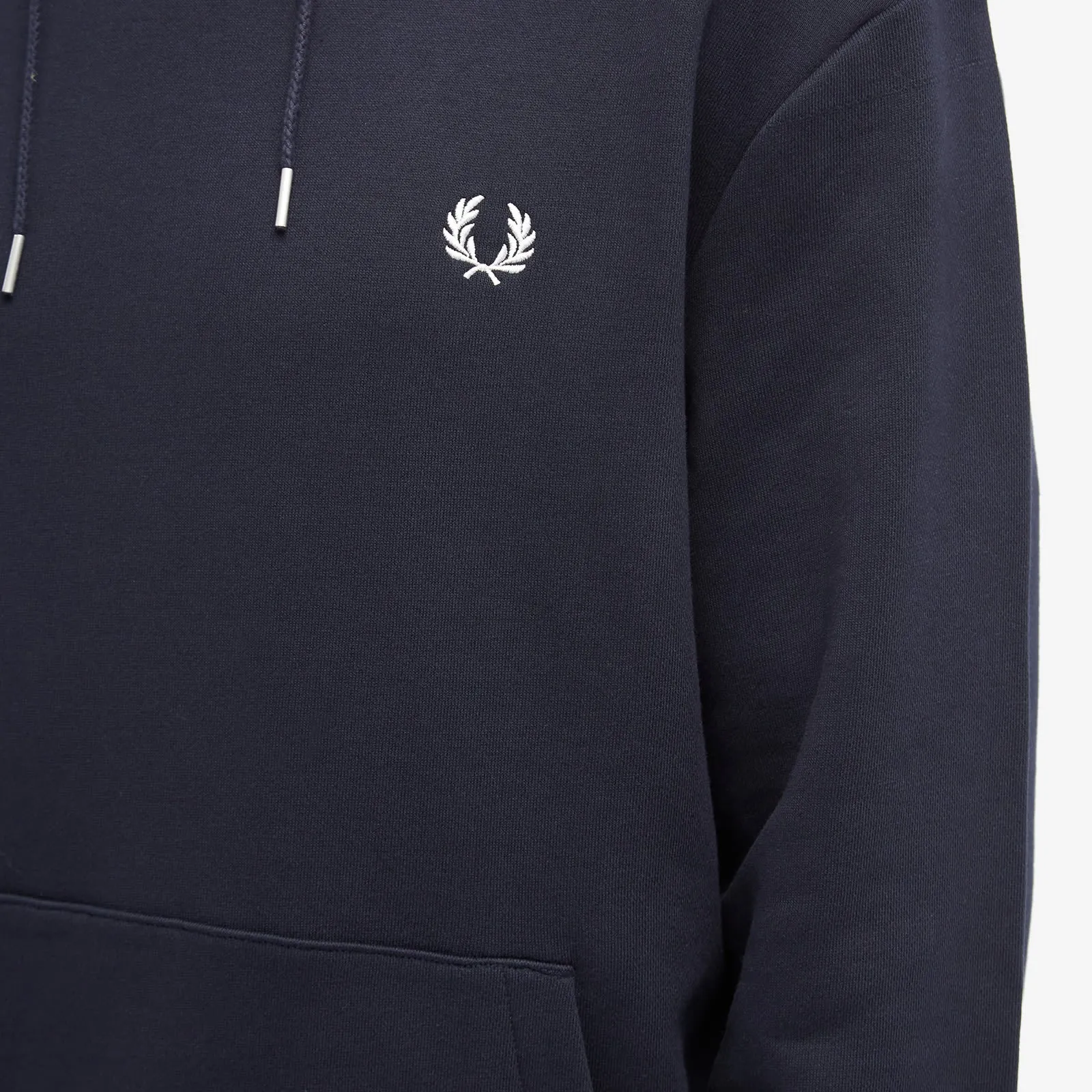 Fred Perry Tipped Popover Sweatshirt, Navy