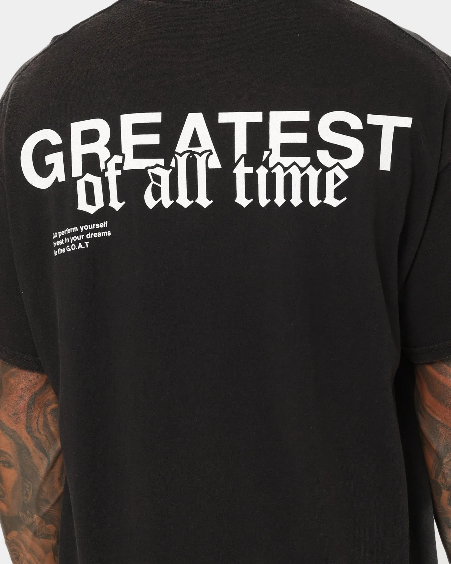 Goat Crew G.O.A.T Vintage T-Shirt Black Wash