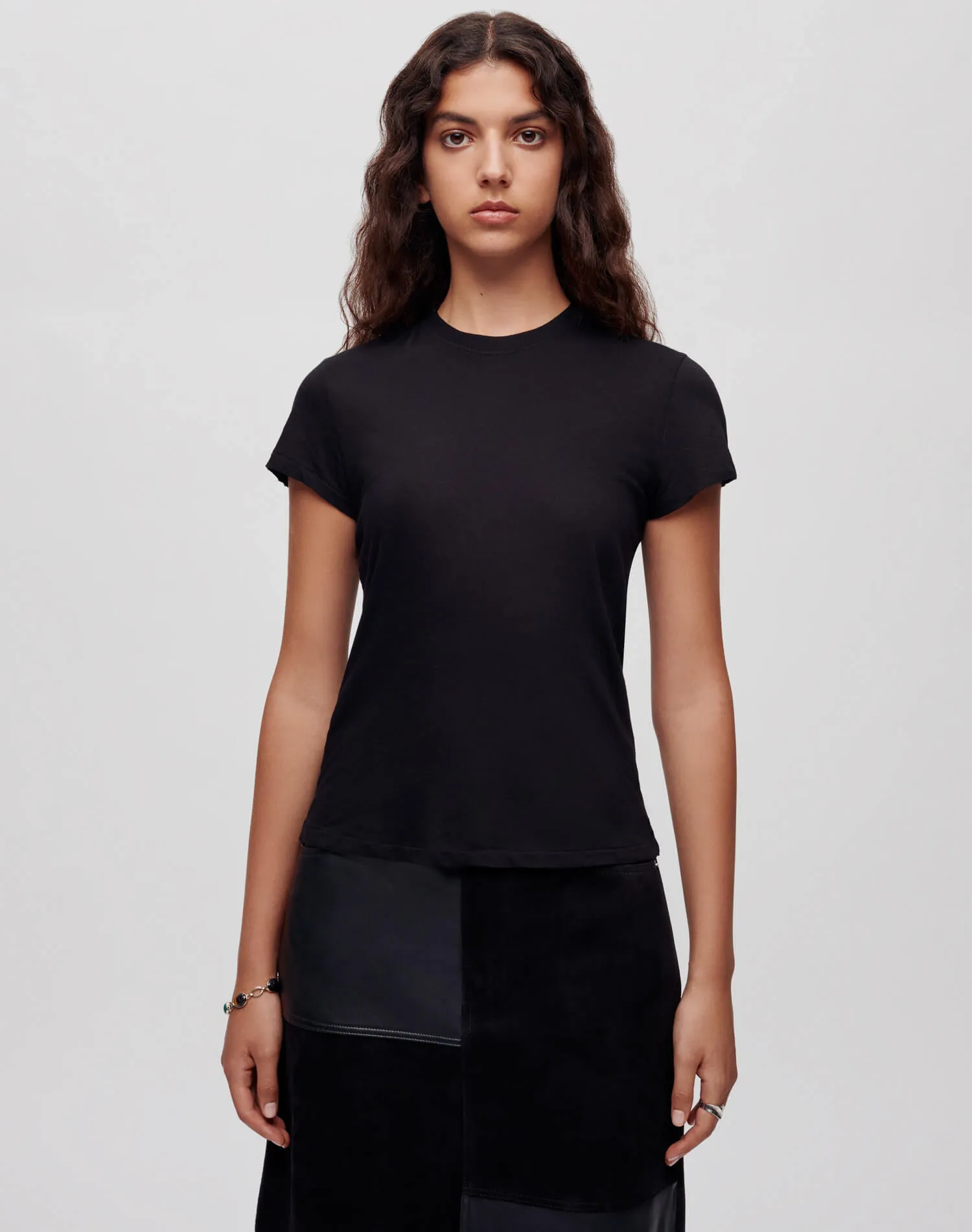 Hanes Sheer Slim Tee - Black