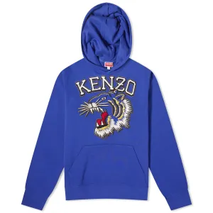 Kenzo Tiger Varsity Slim Popover Hoodie, Deep Sea Blue