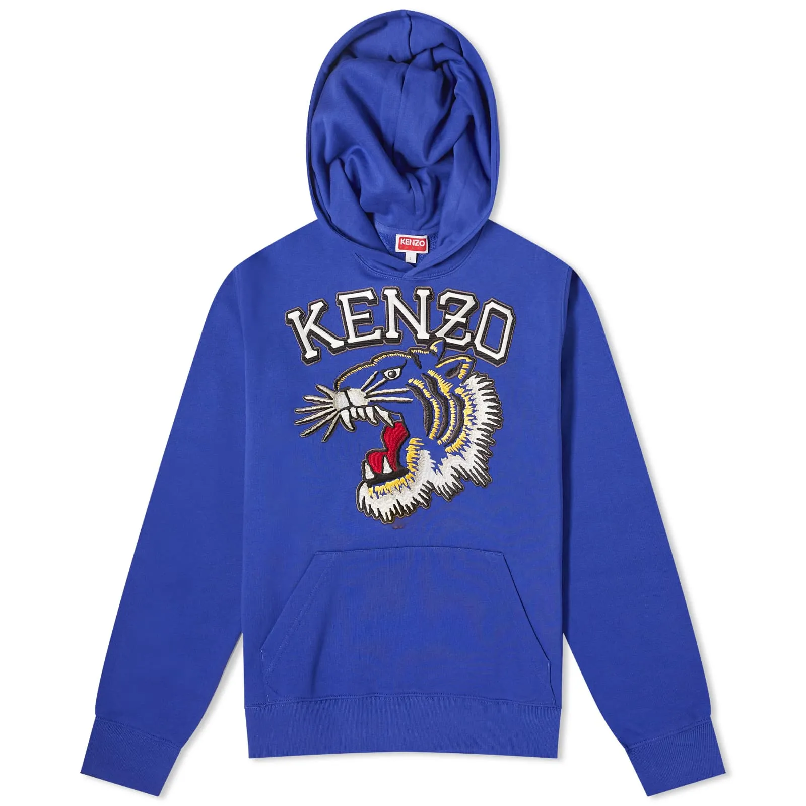 Kenzo Tiger Varsity Slim Popover Hoodie, Deep Sea Blue