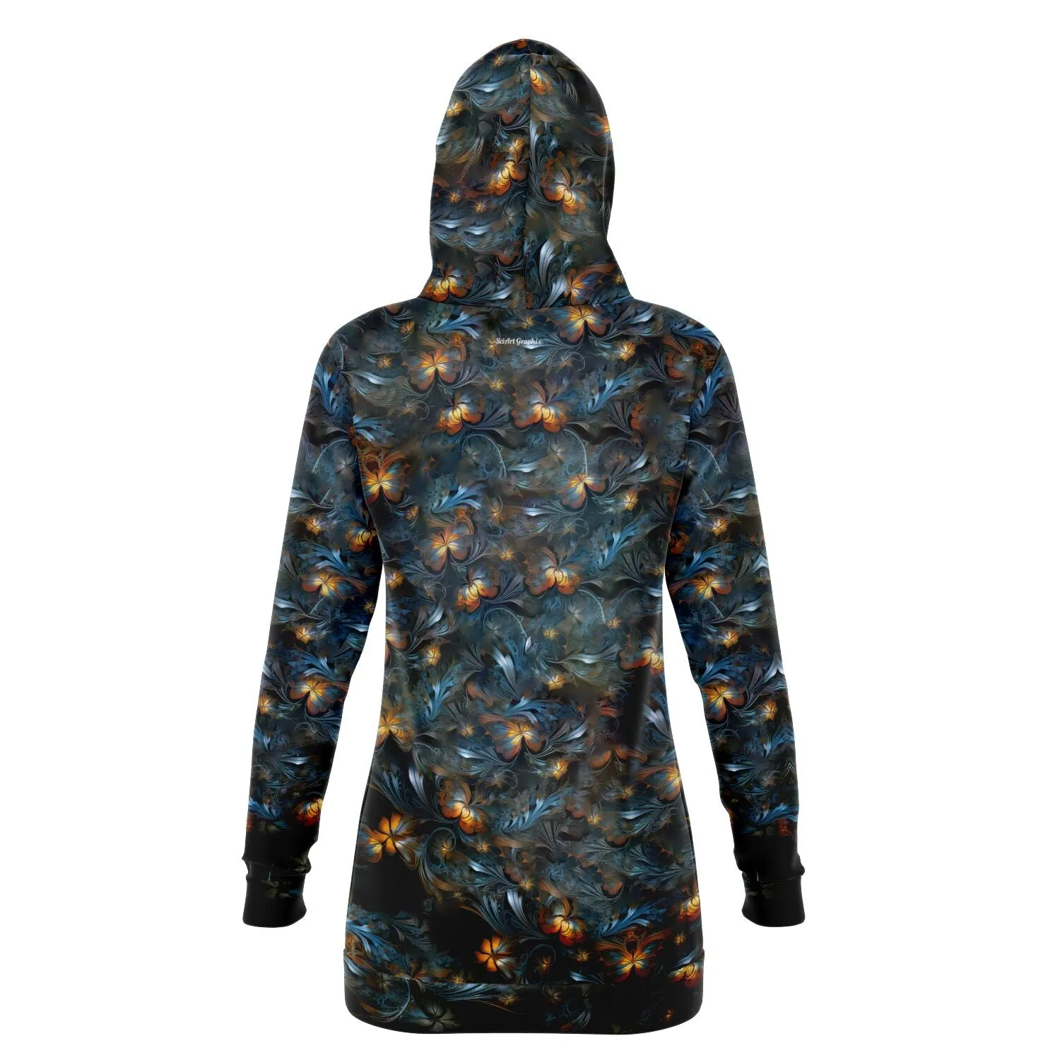 Longline Hoodie Flying Nature