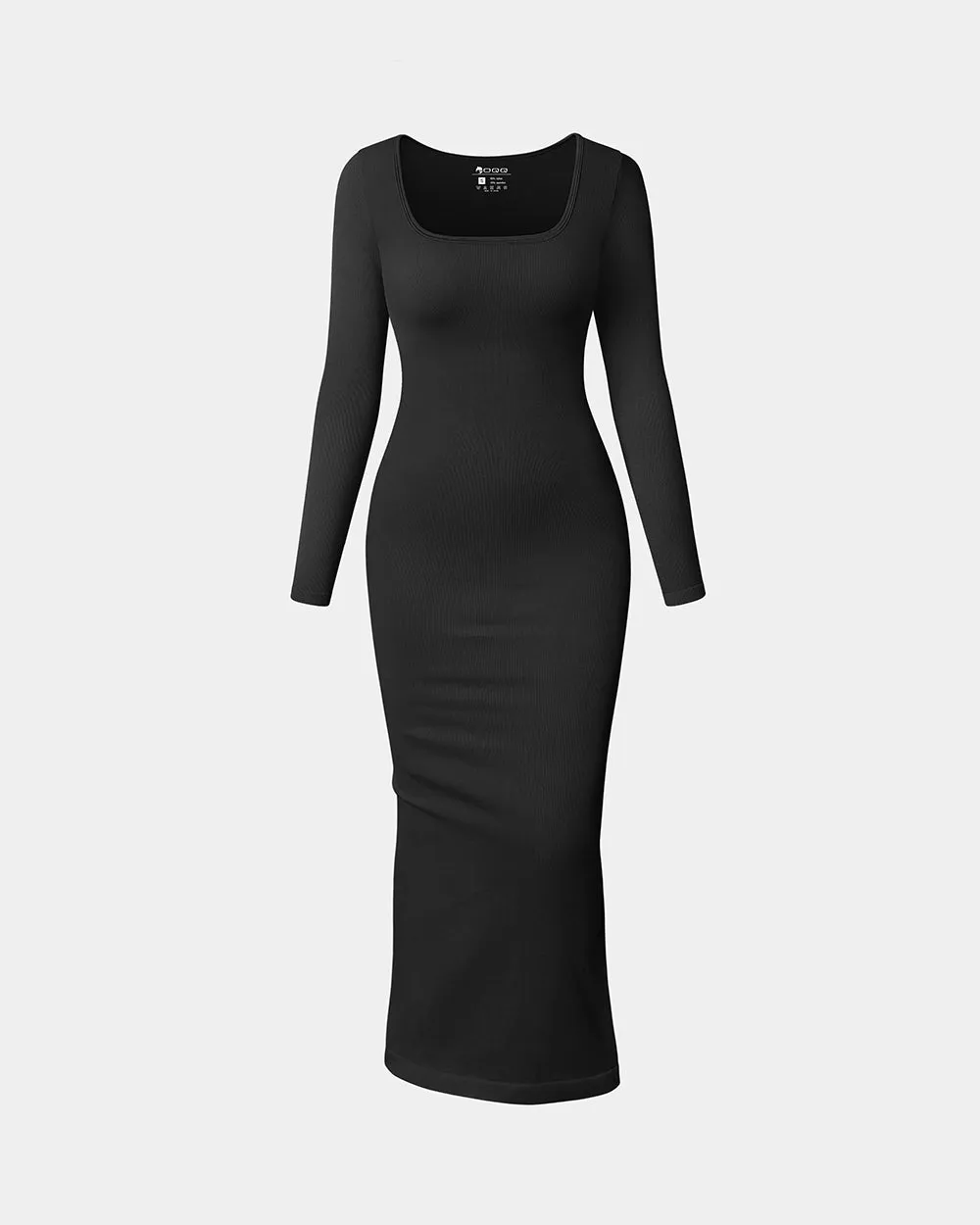 Maxi Dress Square Neck Bodycon Lounge Soft Dresses