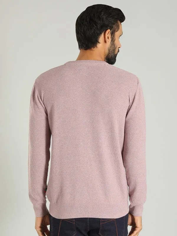 Men Solid Full Sleeve Crew Neck Sweater