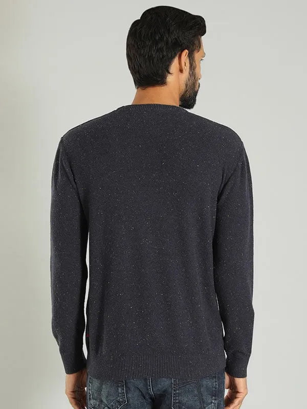 Men Solid Full Sleeve Crew Neck Sweater