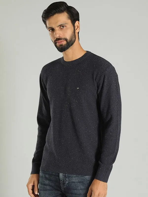 Men Solid Full Sleeve Crew Neck Sweater