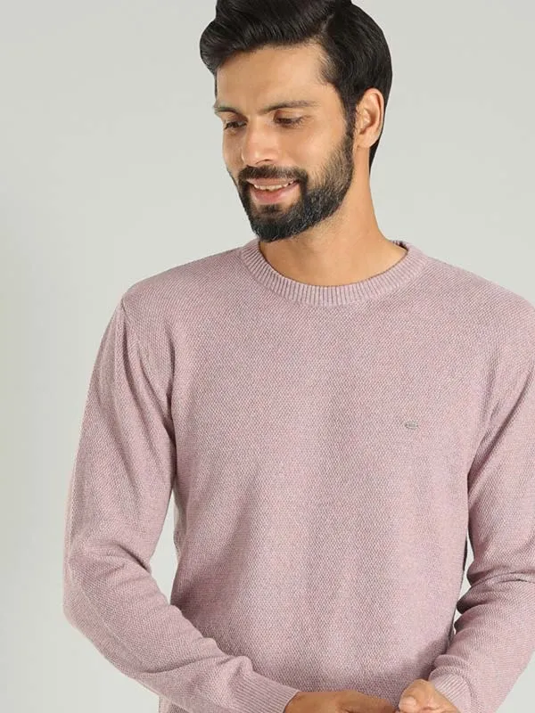 Men Solid Full Sleeve Crew Neck Sweater