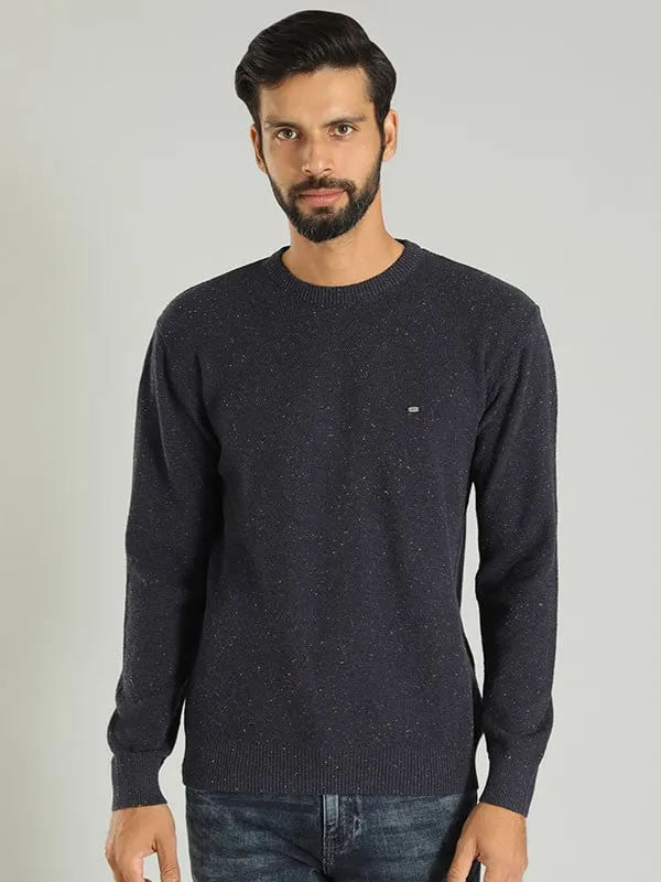 Men Solid Full Sleeve Crew Neck Sweater