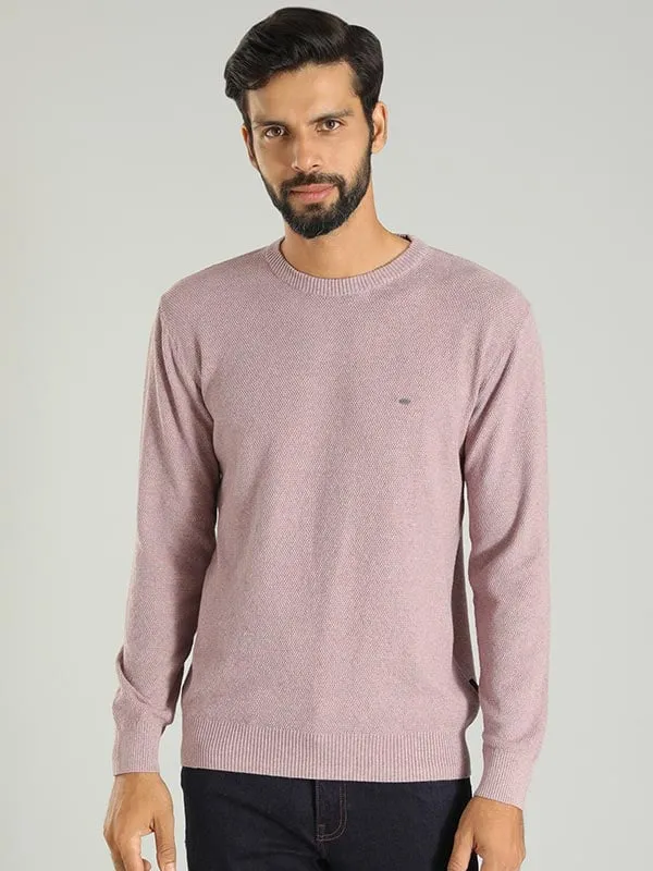 Men Solid Full Sleeve Crew Neck Sweater