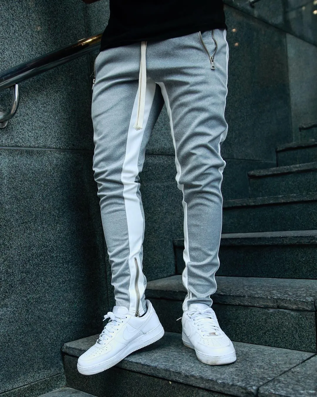 Mens Joggers Casual Pants Fitness Sportswear Skinny Sweatpants