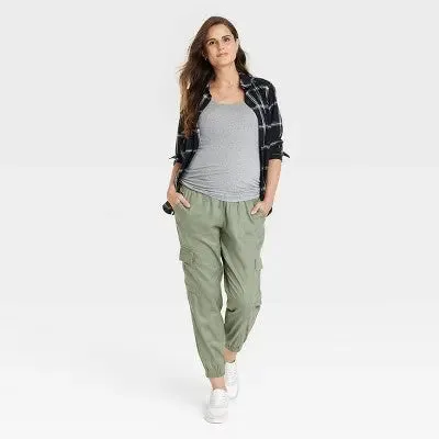 New - Over Belly High-Rise Maternity Joggers - Isabel Maternity by Ingrid & Isabel