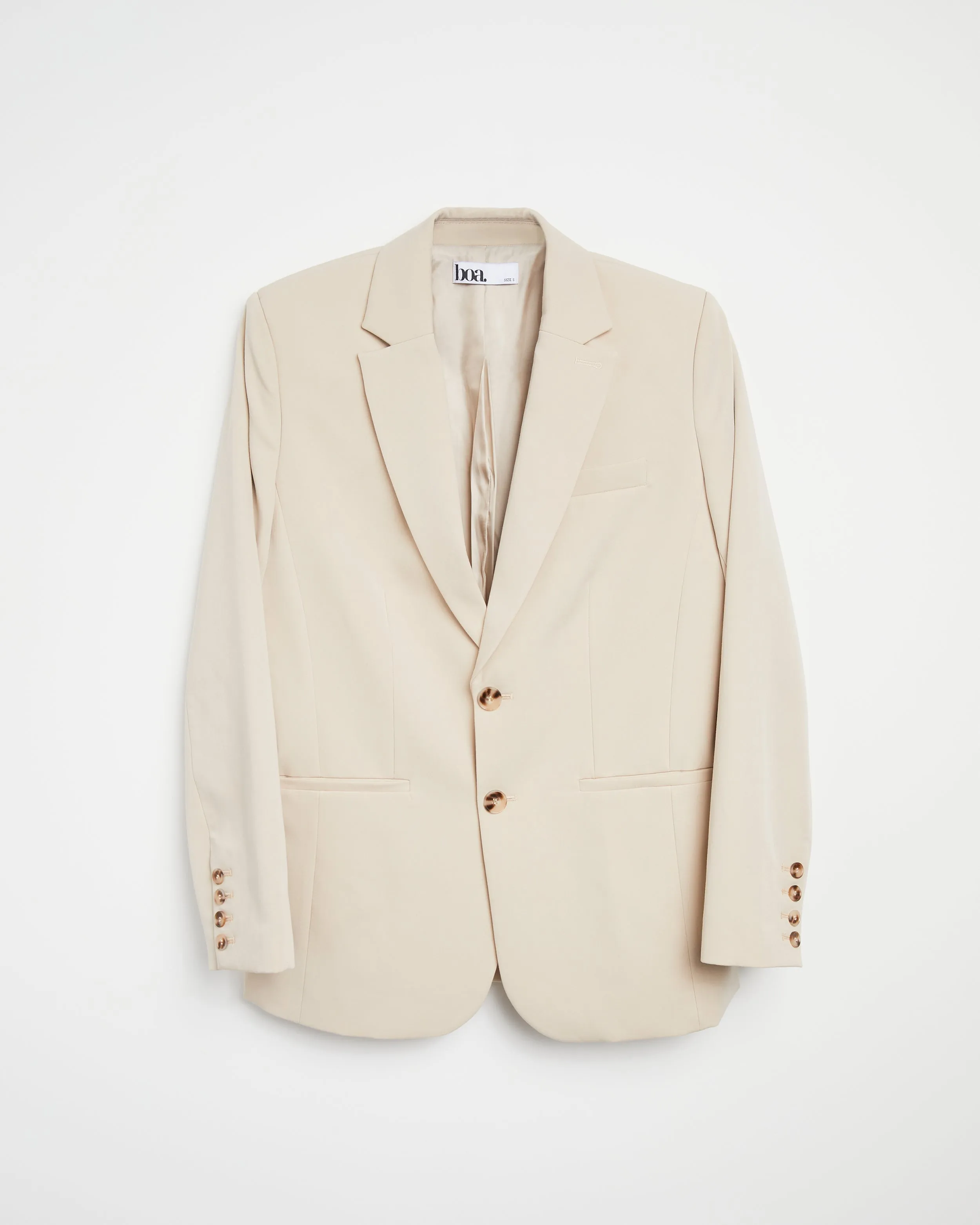 Oversized Dad Blazer - Sand