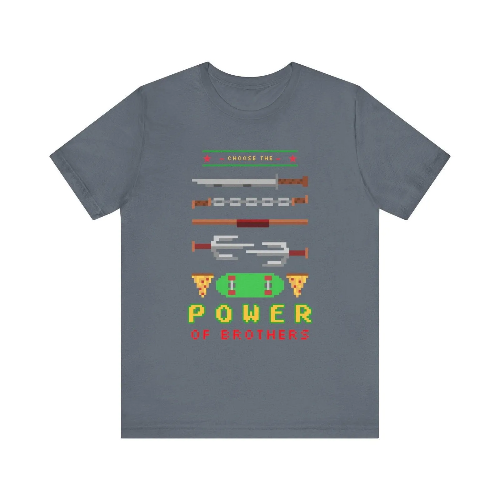 Retro Gaming Power of Brothers T Shirt