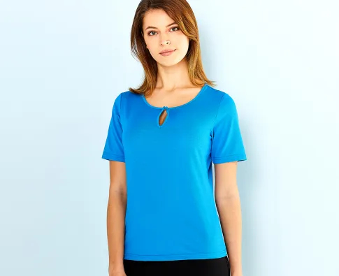 Stencil Silvertech Ladies S/S Top (1258S)