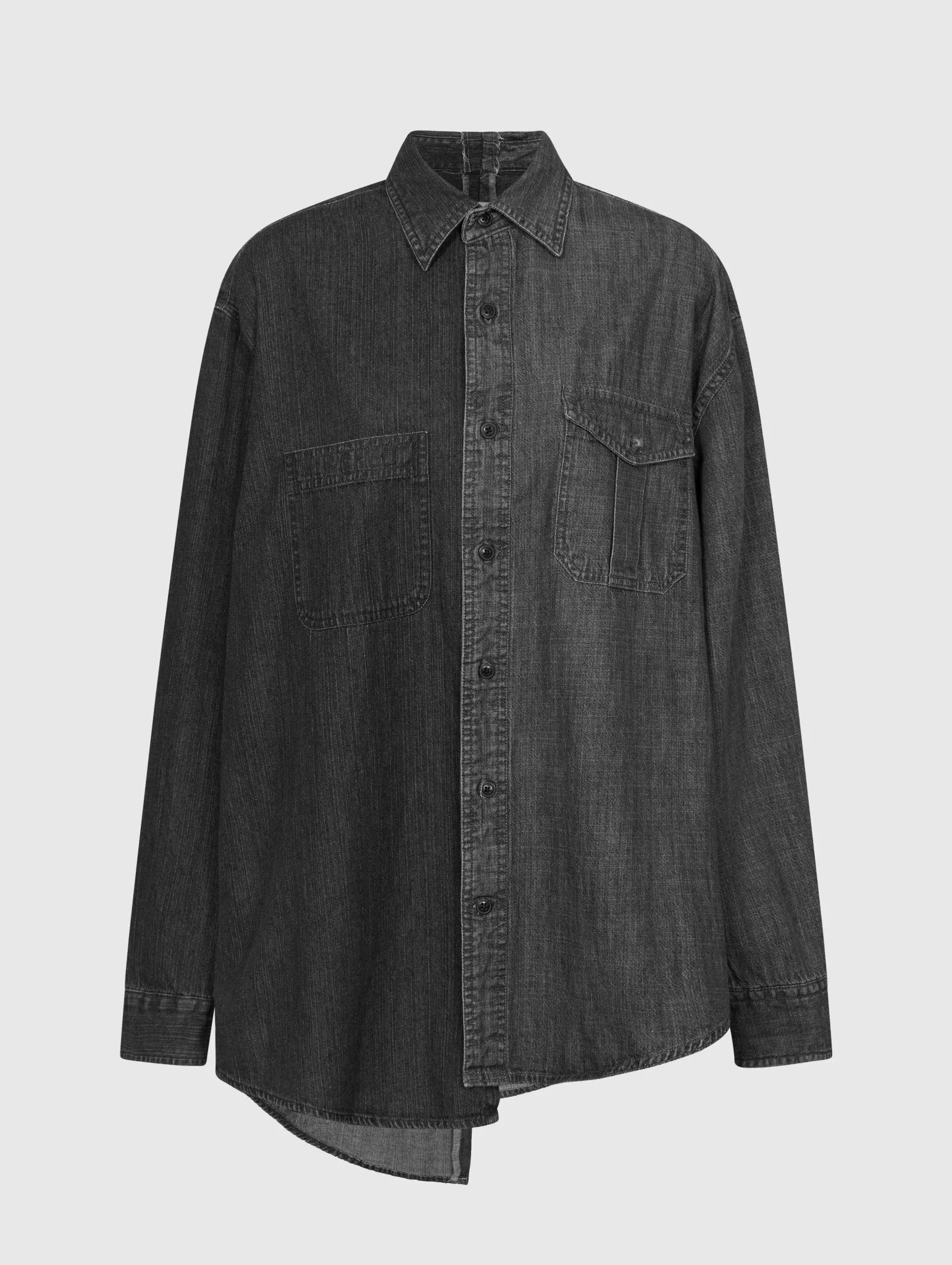 The Charcoal Grey Denim Shirt