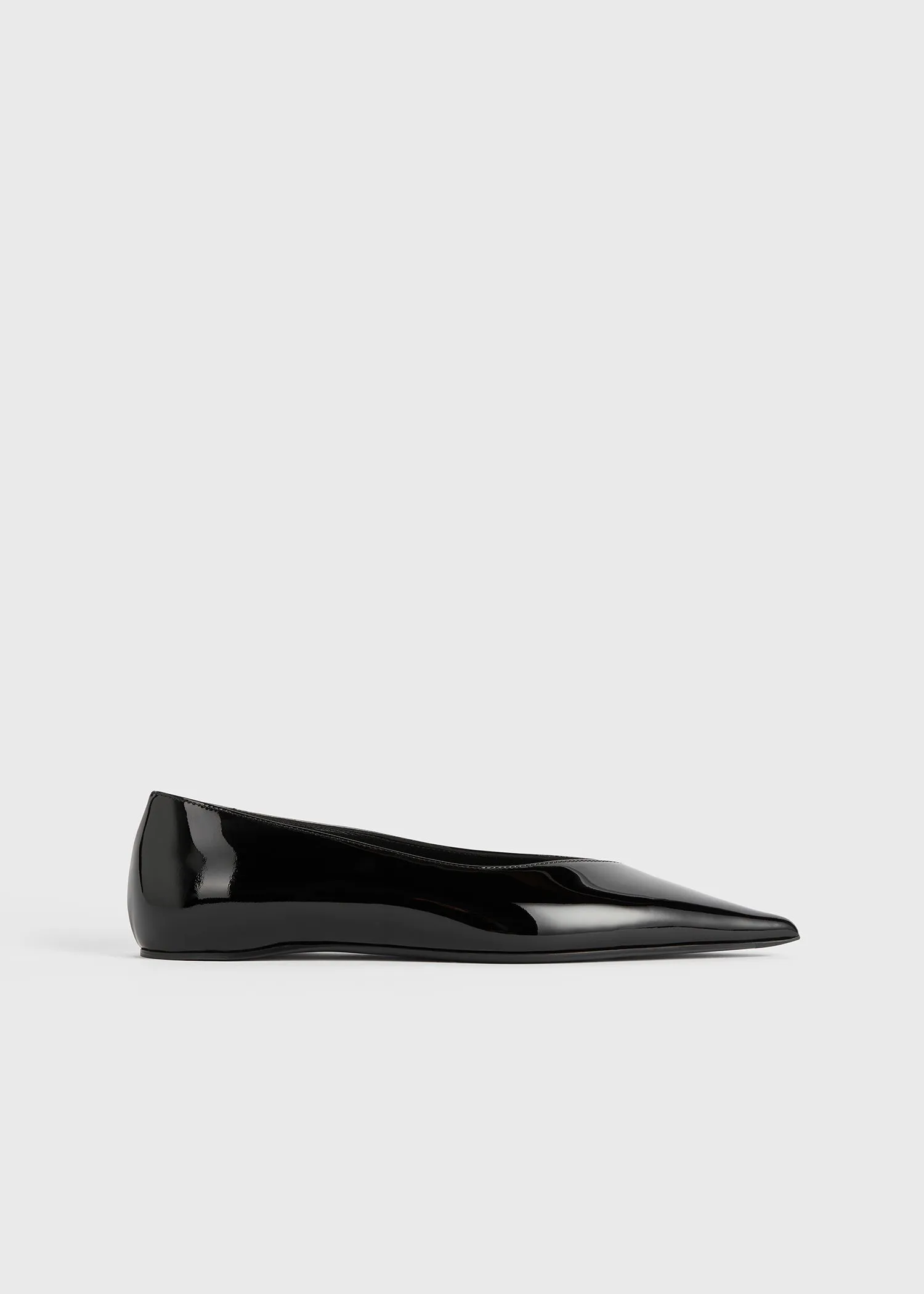 The Patent Asymmetric Ballerina black