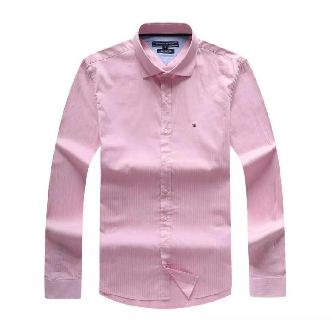 Tommy Hilfiger Classic Stripe Pink Longsleeve Shirt