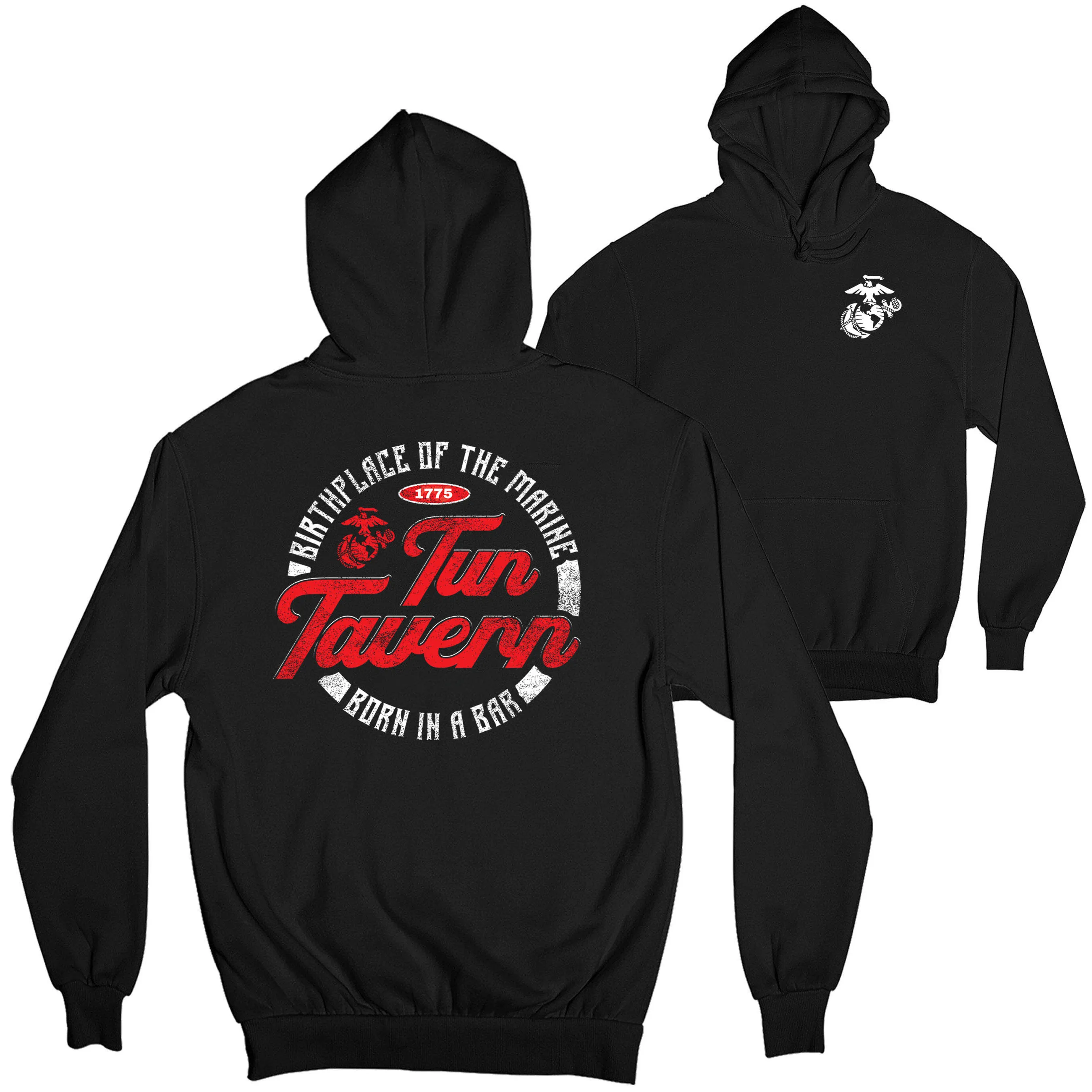 Tun Tavern Marine Corps 2-Sided Hoodie