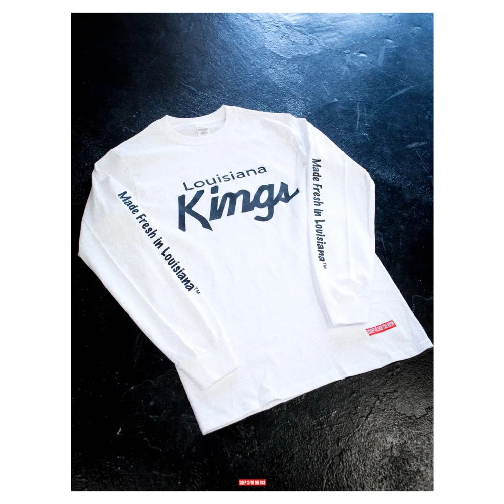 (White) “Louisiana King’s” Tee x Made Fresh in Louisiana