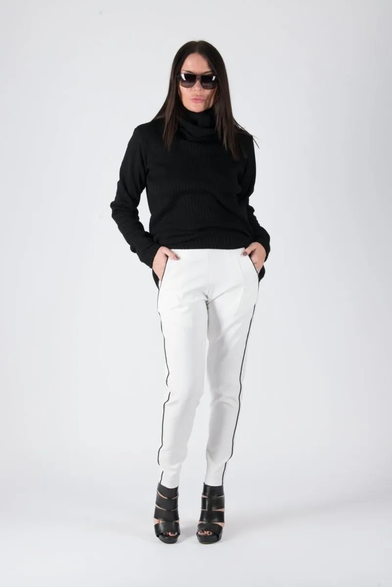 White Tight Pants Josefin