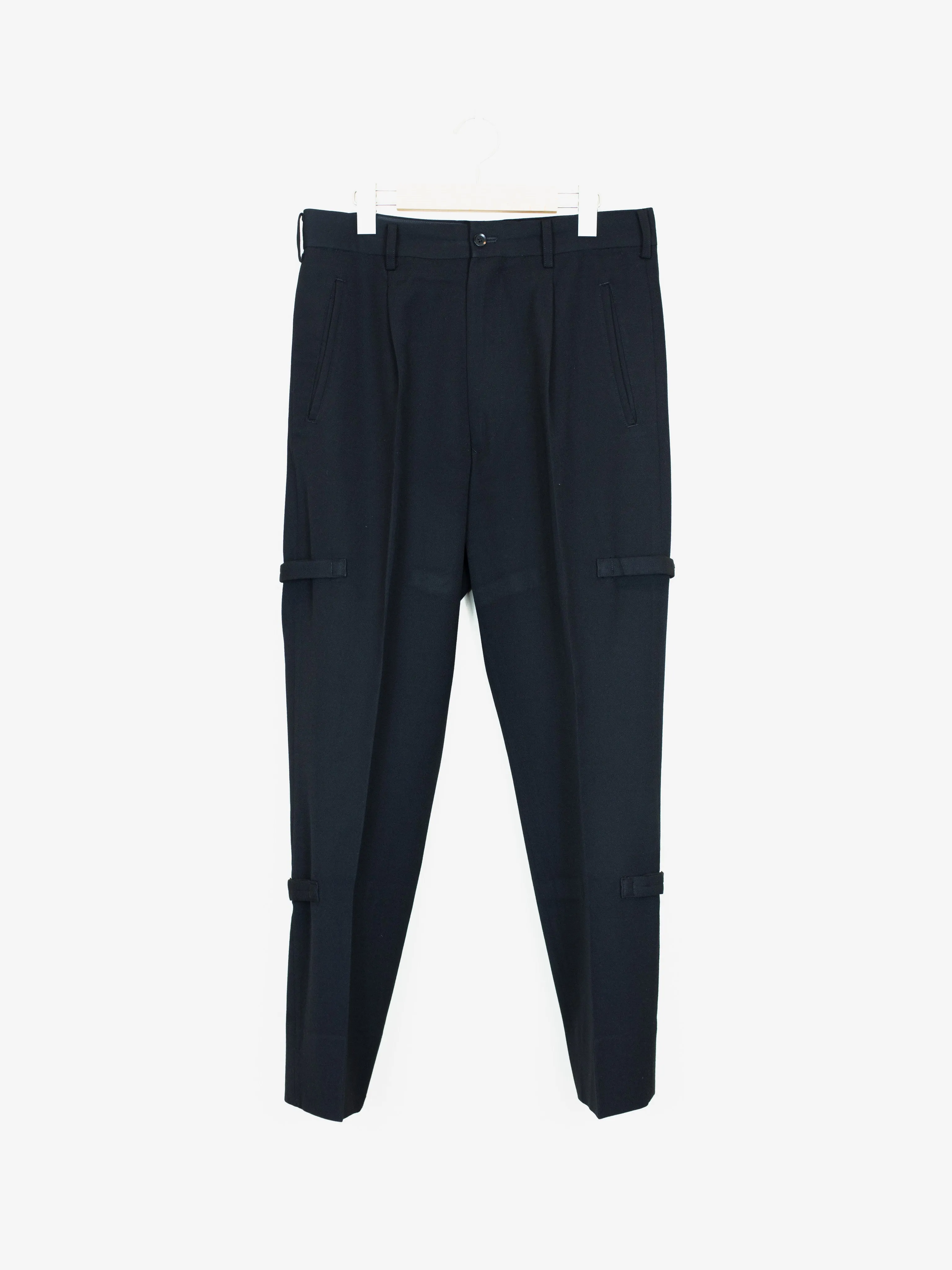 Yohji Yamamoto Pour Homme Adjustable Bondage-Strap Trousers