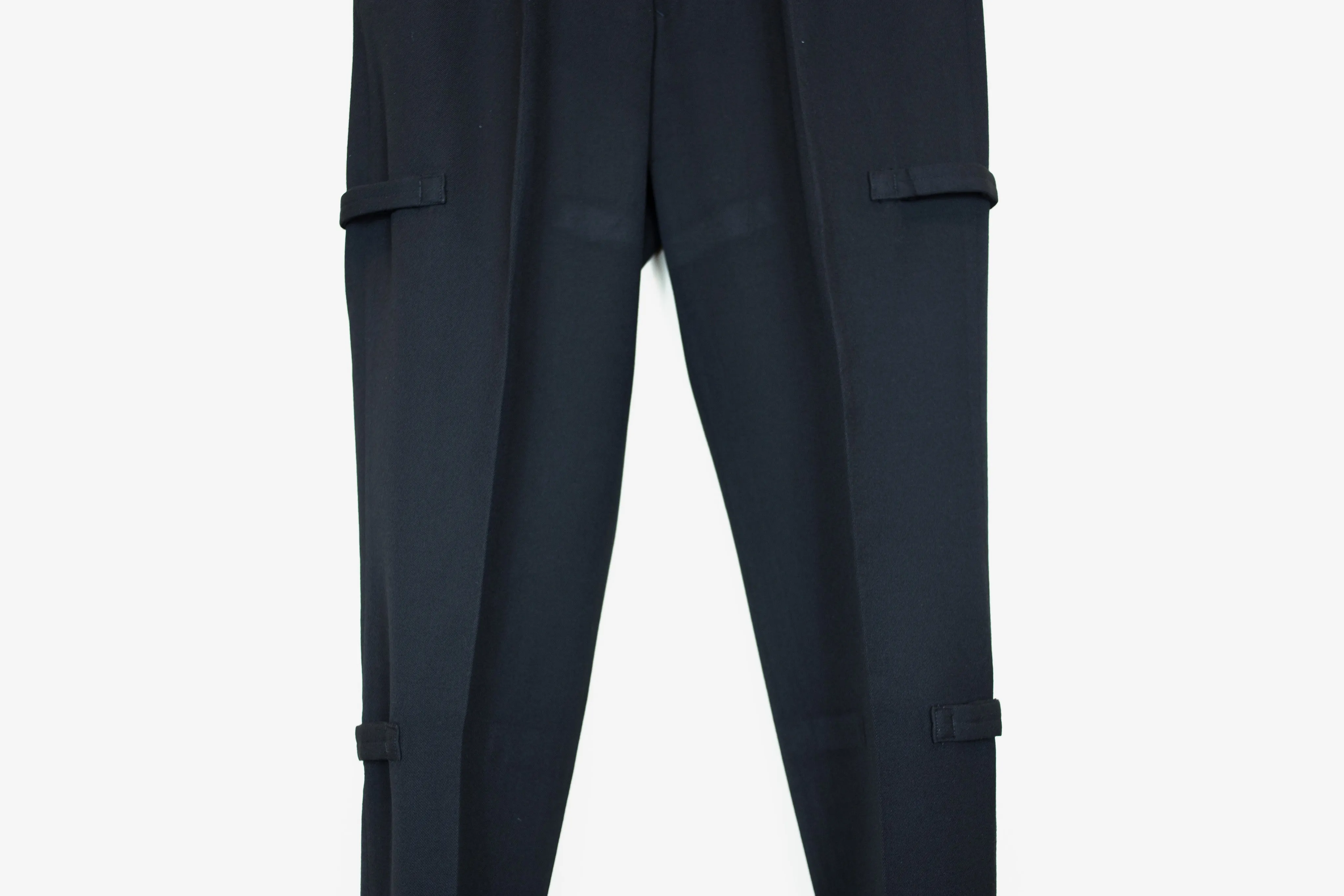 Yohji Yamamoto Pour Homme Adjustable Bondage-Strap Trousers